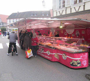 Markt Wissembourg am Samstag