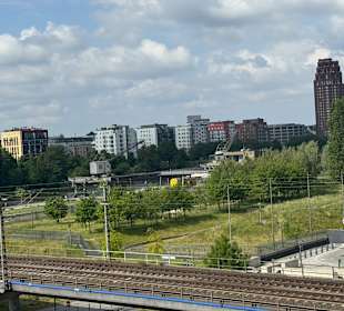 Ausblick Scandic Frankfurt Hafenpark
