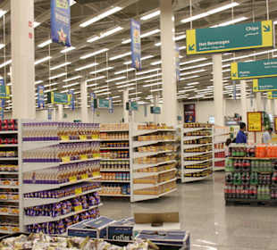 Supermarkt Spinneys, riesen Auswahl!