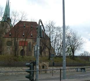 Seitenansicht vom Erfurter Dom