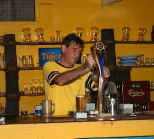 Einzige Strand-Bar am Balok-Beach