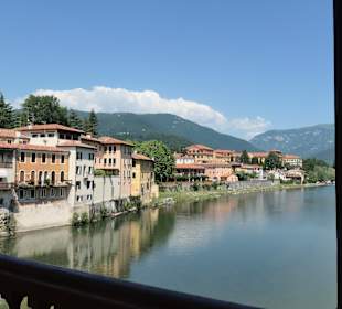 Die Ponte degli Alpini in Bassaono del Grappa