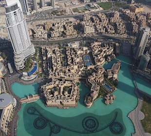 Blick auf die Wasserspiele