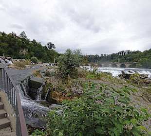 Am Rheinfall von Neuhausen bei Schaffhausen