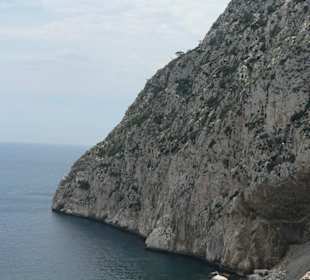 Ansicht des Berges von der Seite