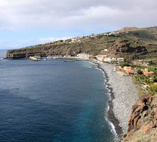 Ausblick auf Playa de Santiago, La Gomera