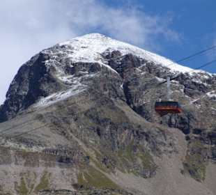 Blick auf die Bergbahn