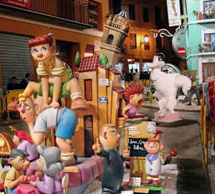 Fin de semana en fallas de valencia