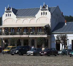 Widok na restaurację Marysieńka