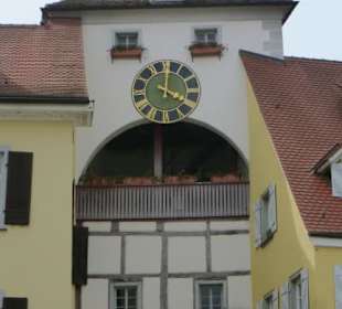 Das Unterstadttor (Torturm) von Meersburg