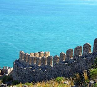 Burg von Alanya (Ic Kale) An&/Abfahrt