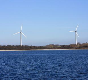 Blick vom Schiff auf Dänemark