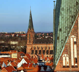 St. Nicolai vom Wasserturm gesehen