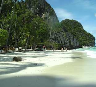 Unser Resort Besuch neben unserem lunch Strand