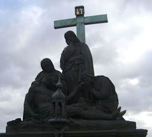 Figur auf der Karlsbrücke