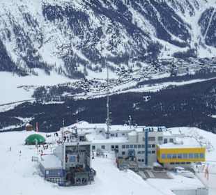 Corviglia, Bergstation der Standseilbahn