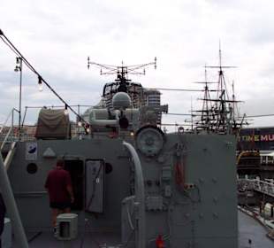 Auf Deck der HMAS Vampire