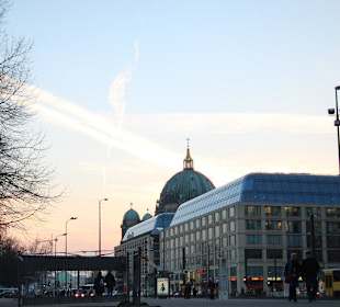 Blick aus der Kirche
