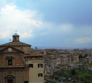 Blick von der Kirche Sant'Agostino