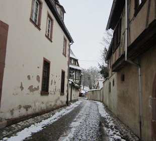 Altstadt Wissembourg im Winter