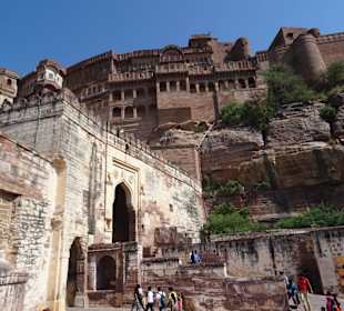 Hoch oben auf dem Berg