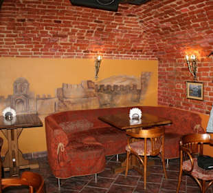 Sitzecke in der Gaststätte