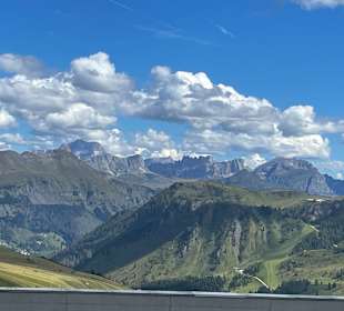 Ausblick dolomiten