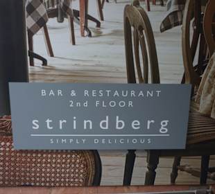 Das Schild als Einladung