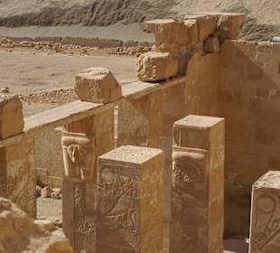 Draufsicht auf Pfeilerhalle