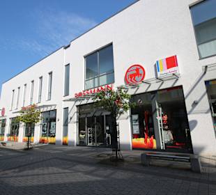 Geschäftshäuser im Einkaufszentrum