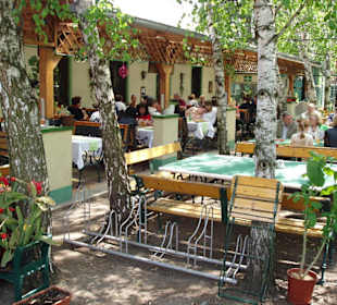 Der gemütliche Biergarten in Wien