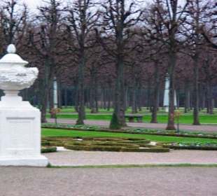 Der Schlossgarten im Winter