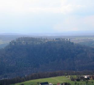 Blick zur Festung Königstein