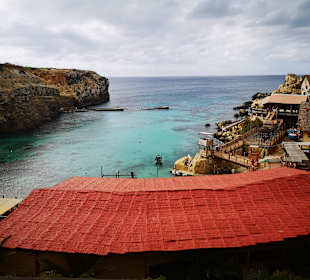 Blick auf Popeye Village