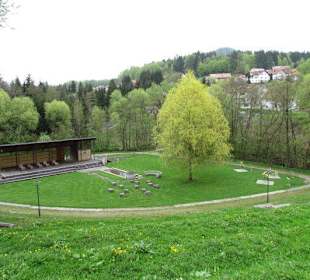 Kneippanlage mit großem Ruhebereich am Roccopark