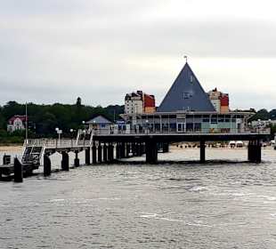 Seebrücke Heringsdorf vom Wasser aus