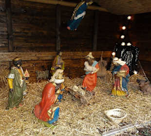 Krippe auf dem Lamberti-Markt