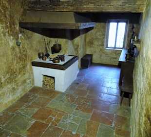 Blick in die historische Küche des Hauses