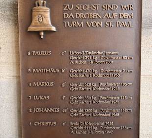Glocken der St. Paulskirche 