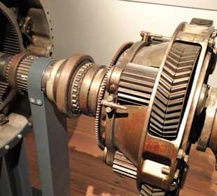 Gasturbine eines Schiffes