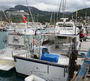 Beim Hafen von Port de Sóller