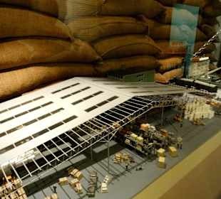 Modell des Hafenumschlages