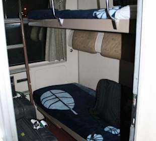 Betten im Sleepertrain