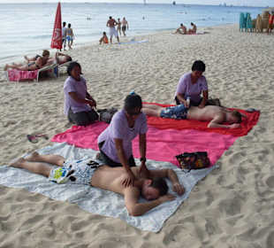Massage am Strand