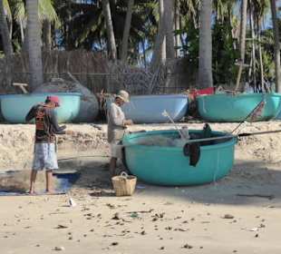 Fischer bei der Arbeit