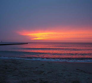 Abends am Strand