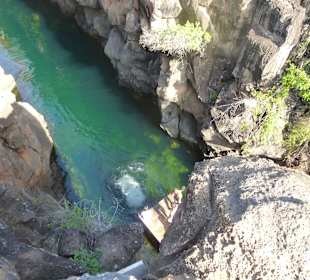 Blick in die Felsenschlucht