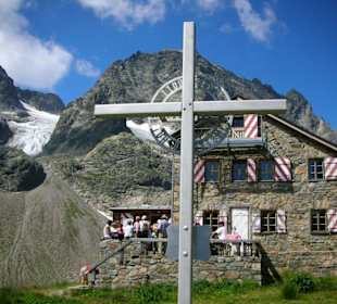 Darmstädter Hütte 2384 Meter Seehöhe