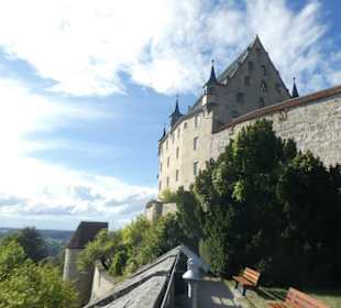 Bei der Besichtigung der Veste Coburg