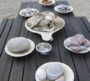 Dekoration einfach nur so im Garten